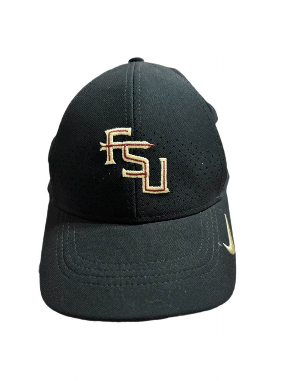 Nike Black Cap with Gold Embroidered Logo
